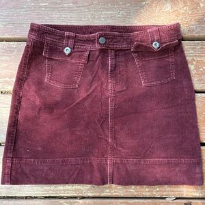 Patagonia Maroon Mini Skirt